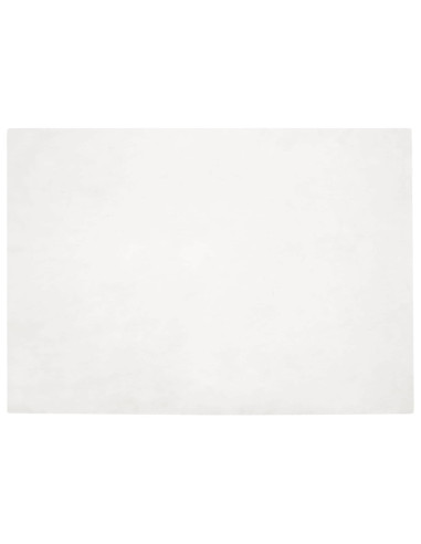 Tappeto in Pelliccia Sintetica di Coniglio Olite Bianco