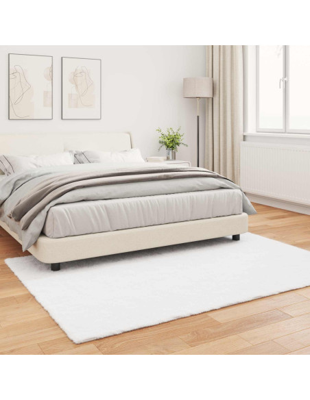 Tappeto in Pelliccia Sintetica di Coniglio Olite Bianco