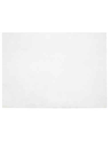 Tappeto in Pelliccia Sintetica di Coniglio Olite Bianco