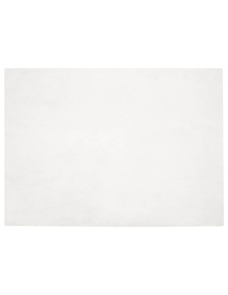 Tappeto in Pelliccia Sintetica di Coniglio Olite Bianco