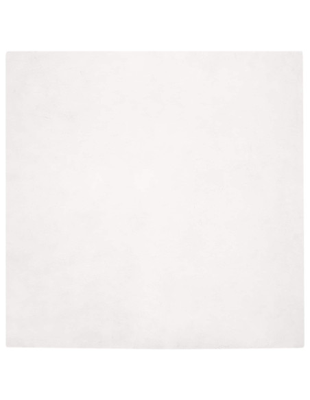 Tappeto in Pelliccia Sintetica di Coniglio Olite Bianco