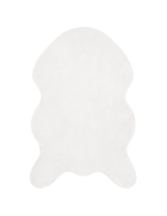 Tappeto in Pelliccia Sintetica di Coniglio Olite Bianco 2