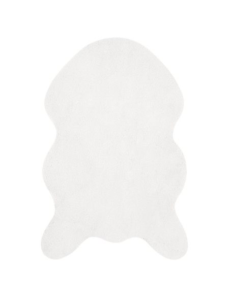 Tappeto in Pelliccia Sintetica di Coniglio Olite Bianco