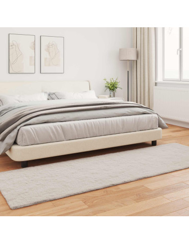 Tappeto in Pelliccia Sintetica di Coniglio Olite Beige