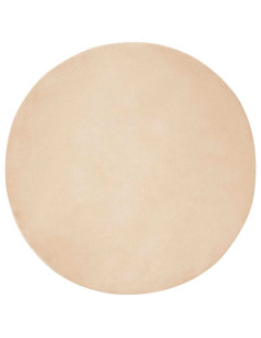 Tappeto in Pelliccia Sintetica di Coniglio Olite Beige Ø 100 cm 2