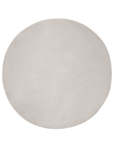 Tappeto in Pelliccia Sintetica di Coniglio Olite Beige Ø 200 cm 2