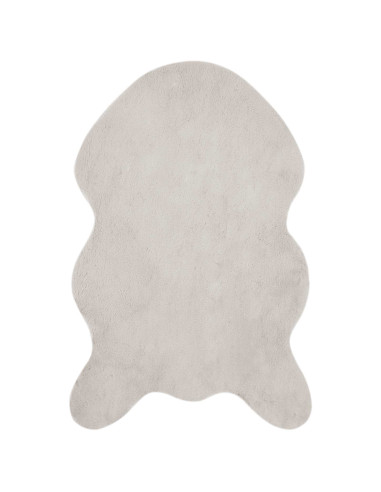 Tappeto in Pelliccia Sintetica di Coniglio Olite Beige