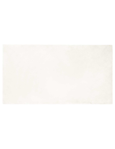 Tappeto in Pelliccia Sintetica di Coniglio Olite Crema