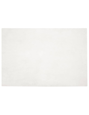 Tappeto in Pelliccia Sintetica di Coniglio Olite Crema