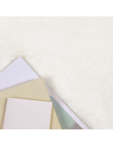 Tappeto in Pelliccia Sintetica di Coniglio Olite Crema