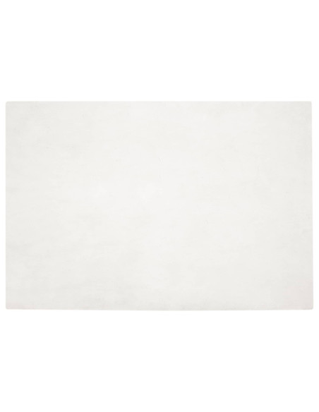 Tappeto in Pelliccia Sintetica di Coniglio Olite Crema