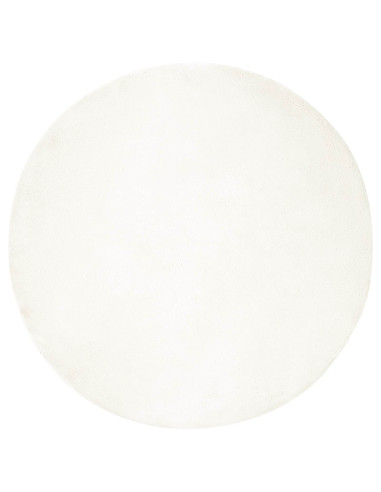 Tappeto in Pelliccia Sintetica di Coniglio Olite Crema Ø 160 cm