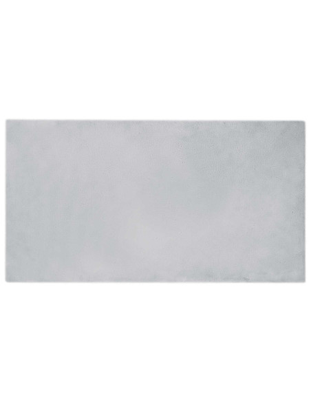 Tappeto in Pelliccia Sintetica di Coniglio Olite Grigio