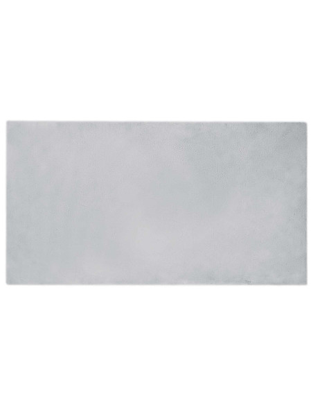 Tappeto in Pelliccia Sintetica di Coniglio Olite Grigio