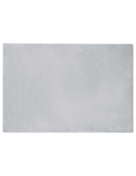 Tappeto in Pelliccia Sintetica di Coniglio Olite Grigio