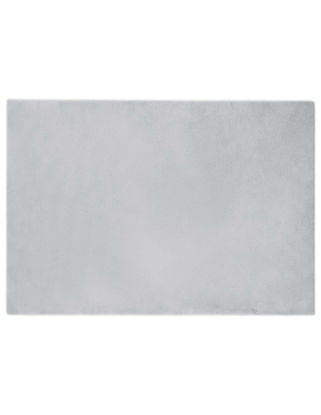 Tappeto in Pelliccia Sintetica di Coniglio Olite Grigio