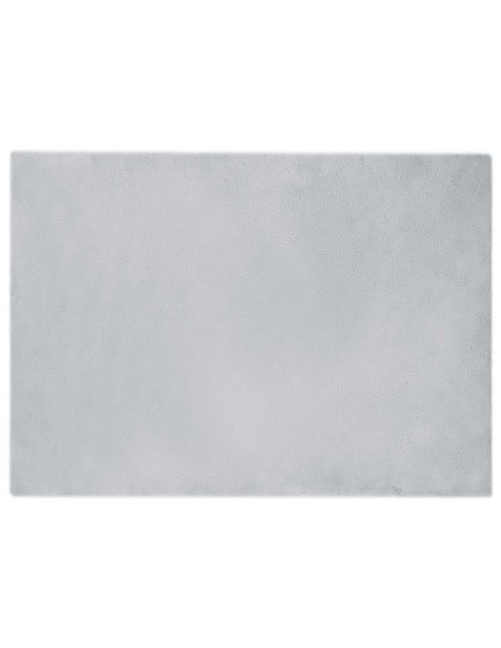 Tappeto in Pelliccia Sintetica di Coniglio Olite Grigio