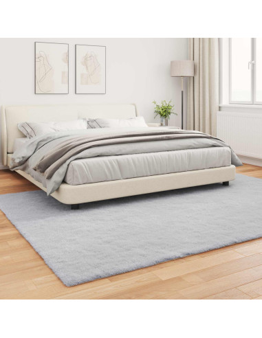 Tappeto in Pelliccia Sintetica di Coniglio Olite Grigio