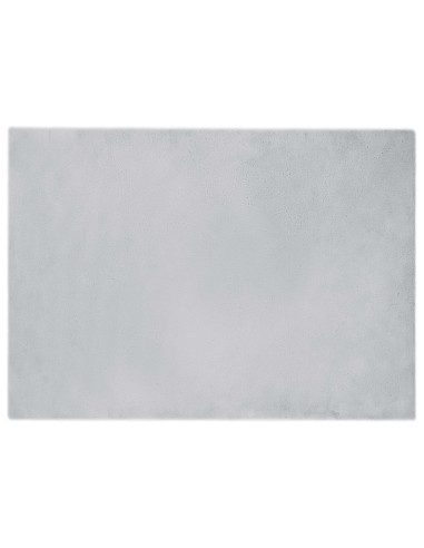 Tappeto in Pelliccia Sintetica di Coniglio Olite Grigio