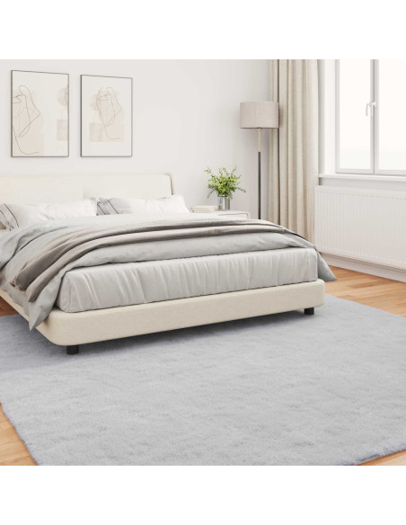 Tappeto in Pelliccia Sintetica di Coniglio Olite Grigio