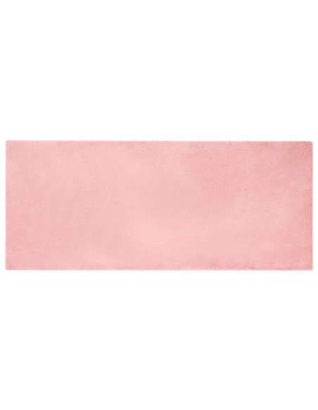 Tappeto in Pelliccia Sintetica di Coniglio Olite Rosa