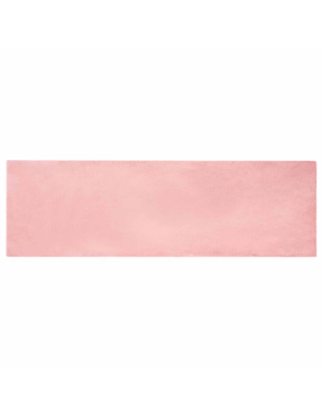 Tappeto in Pelliccia Sintetica di Coniglio Olite Rosa