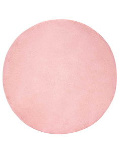 Tappeto in Pelliccia Sintetica di Coniglio Olite Rosa Ø 160 cm 2