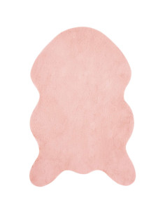 Tappeto in Pelliccia Sintetica di Coniglio Olite Rosa 2
