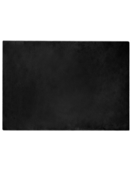 Tappeto in Pelliccia Sintetica di Coniglio Olite Nero