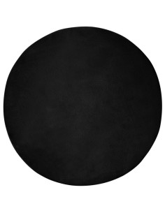 Tappeto in Pelliccia Sintetica di Coniglio Olite Nero Ø 160 cm 2