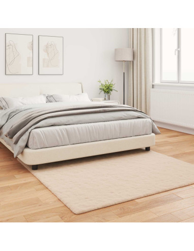 Tappeto in Pelliccia Sintetica di Coniglio Olite Talpa