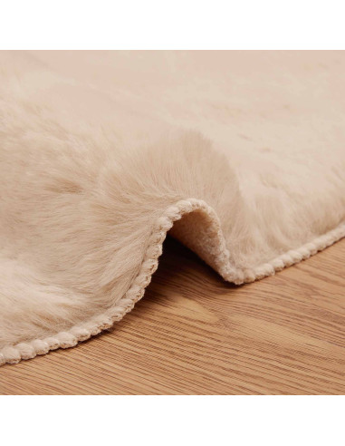 Tappeto in Pelliccia Sintetica di Coniglio Olite Talpa Ø 160 cm
