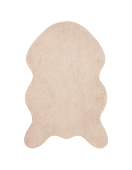 Tappeto in Pelliccia Sintetica di Coniglio Olite Talpa