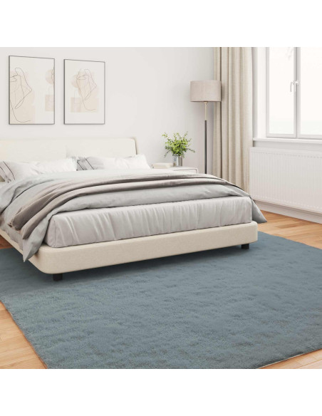 Tappeto in Pelliccia Sintetica di Coniglio Olite Antracite