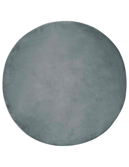 Tappeto in Pelliccia Sintetica di Coniglio Olite Antracite