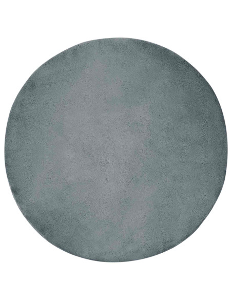 Tappeto in Pelliccia Sintetica di Coniglio Olite Antracite