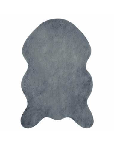 Tappeto in Pelliccia Sintetica di Coniglio Olite Antracite