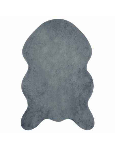 Tappeto in Pelliccia Sintetica di Coniglio Olite Antracite