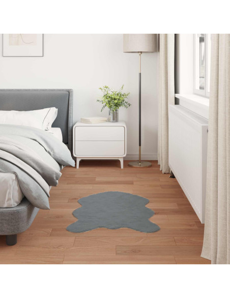 Tappeto in Pelliccia Sintetica di Coniglio Olite Antracite