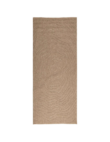 Tappeti per area Moiré HUARTE Naturale 200 x 80 cm Poliestere