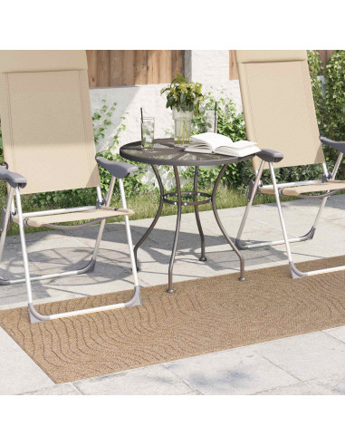 Tappeti per area Moiré HUARTE Naturale 200 x 80 cm Poliestere