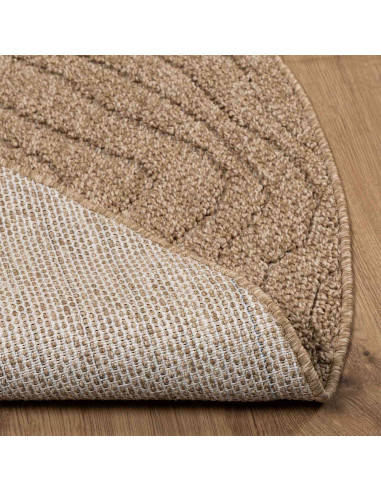 Tappeti per area Moiré HUARTE Naturale Ø 120 CM Poliestere