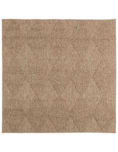 Tappeti per area HUARTE Naturale 120 x 120 cm Poliestere 2