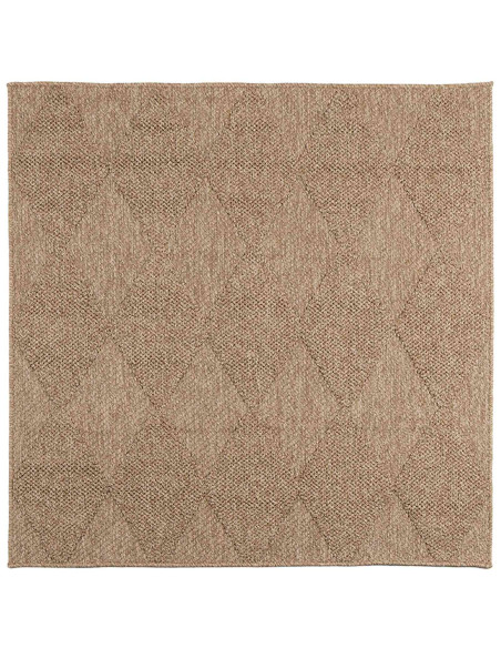 Tappeti per area HUARTE Naturale 200 x 200 cm Poliestere