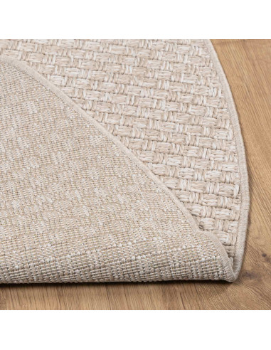 Tappeti per area Rotondo HUARTE Crema Ø 160 CM Poliestere