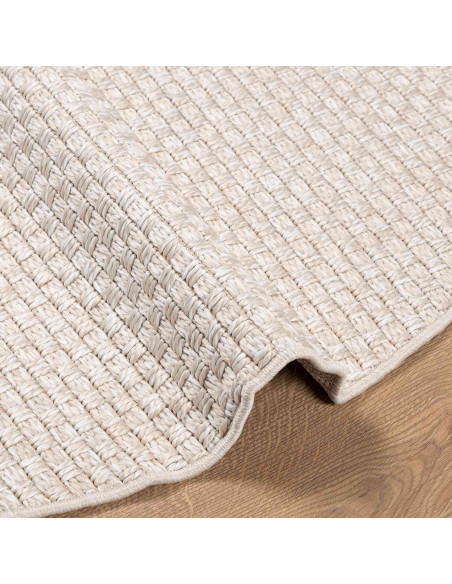 Tappeti per area Rotondo HUARTE Crema Ø 200 CM Poliestere