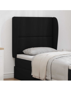 Orecchia della Testata Nero 80 x 23 x 6 cm PVC