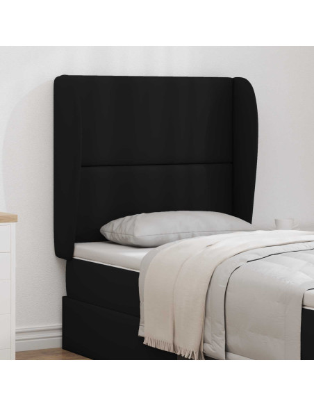 Orecchia della Testata Nero 80 x 23 x 6 cm PVC