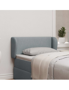 Orecchia della Testata Grigio chiaro 40 x 23 x 6 cm Tessuto