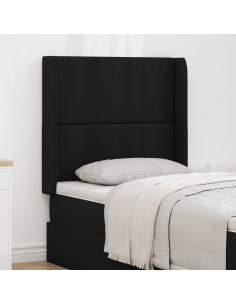 Orecchia della Testata Nero 80 x 16 x 4 cm PVC